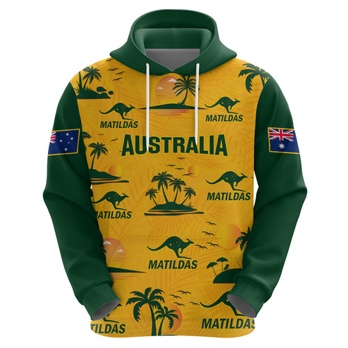 australia-soccer-hoodie-matildas-world-cup-2023-tropical-style