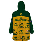australia-soccer-wearable-blanket-hoodie-matildas-world-cup-2023-tropical-style