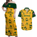 custom-australia-soccer-couples-matching-off-shoulder-maxi-dress-and-hawaiian-shirt-matildas-world-cup-2023-tropical-style