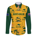 custom-australia-soccer-long-sleeve-button-shirt-matildas-world-cup-2023-tropical-style