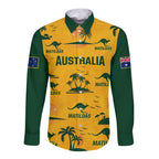custom-australia-soccer-long-sleeve-button-shirt-matildas-world-cup-2023-tropical-style