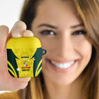 Australia Cricket Custom AirPods Case Go Aussie Dynamic Yellow - Aussie Hoodie