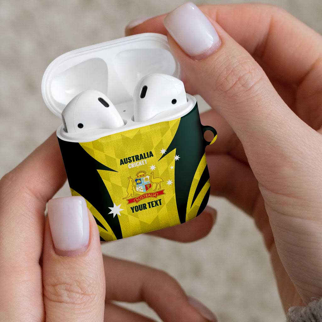 Australia Cricket Custom AirPods Case Go Aussie Dynamic Yellow - Aussie Hoodie