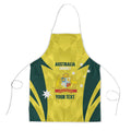 Australia Cricket Custom Apron Go Aussie Dynamic Yellow - Aussie Hoodie