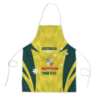 Australia Cricket Custom Apron Go Aussie Dynamic Yellow - Aussie Hoodie