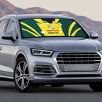 Australia Cricket Custom Auto Sun Shade Go Aussie Dynamic Yellow - Aussie Hoodie