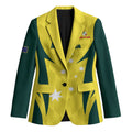 Australia Cricket Custom Blazer Go Aussie Dynamic Yellow - Aussie Hoodie