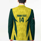 Australia Cricket Custom Blazer Go Aussie Dynamic Yellow - Aussie Hoodie