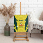 Australia Cricket Custom Canvas Wall Art Go Aussie Dynamic Yellow - Aussie Hoodie