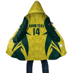 Australia Cricket Custom Cloak Go Aussie Dynamic Yellow - Aussie Hoodie