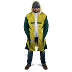 Australia Cricket Custom Cloak Go Aussie Dynamic Yellow - Aussie Hoodie
