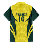 Australia Cricket Custom Family Matching Mermaid Dress and Hawaiian Shirt Go Aussie Dynamic Yellow - Aussie Hoodie