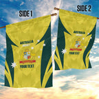 Australia Cricket Custom Garden Flag Go Aussie Dynamic Yellow - Aussie Hoodie