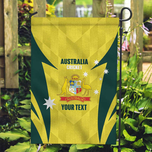 Australia Cricket Custom Garden Flag Go Aussie Dynamic Yellow - Aussie Hoodie
