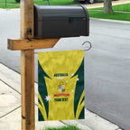 Australia Cricket Custom Garden Flag Go Aussie Dynamic Yellow - Aussie Hoodie