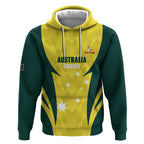 Australia Cricket Custom Hoodie Go Aussie Dynamic Yellow - Aussie Hoodie