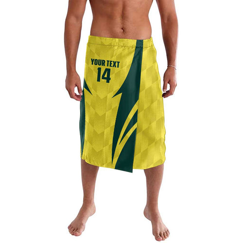 Australia Cricket Custom Lavalava Go Aussie Dynamic Yellow - Aussie Hoodie