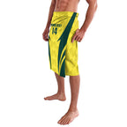 Australia Cricket Custom Lavalava Go Aussie Dynamic Yellow - Aussie Hoodie