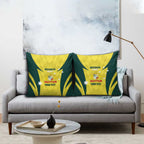 Australia Cricket Custom Pillow Cover Go Aussie Dynamic Yellow - Aussie Hoodie