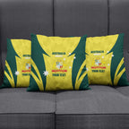 Australia Cricket Custom Pillow Cover Go Aussie Dynamic Yellow - Aussie Hoodie