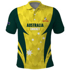 Australia Cricket Custom Polo Shirt Go Aussie Dynamic Yellow - Aussie Hoodie