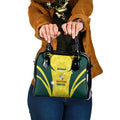 Australia Cricket Custom Shoulder Handbag Go Aussie Dynamic Yellow - Aussie Hoodie
