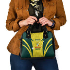 Australia Cricket Custom Shoulder Handbag Go Aussie Dynamic Yellow - Aussie Hoodie