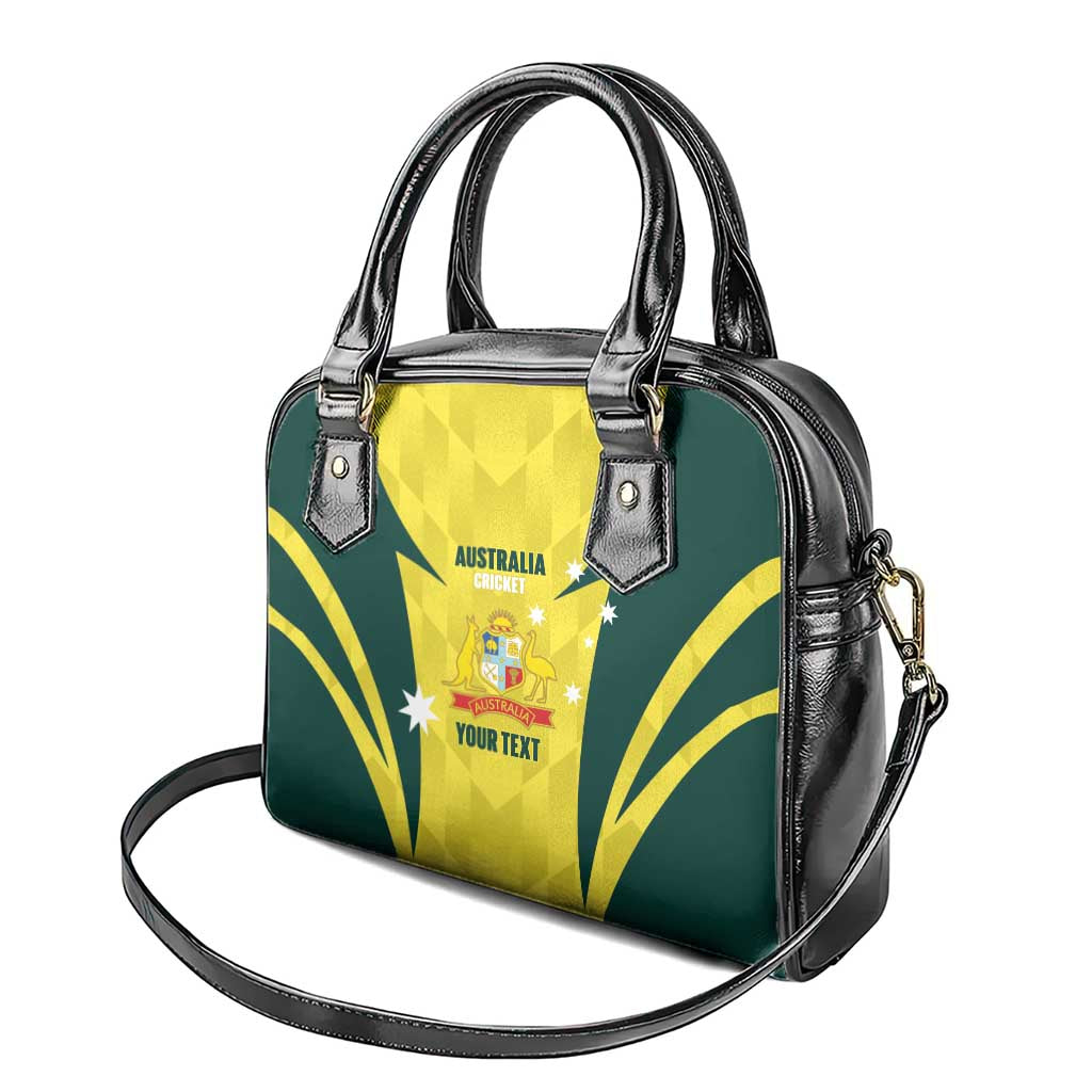 Australia Cricket Custom Shoulder Handbag Go Aussie Dynamic Yellow - Aussie Hoodie