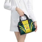 Australia Cricket Custom Shoulder Handbag Go Aussie Dynamic Yellow - Aussie Hoodie