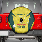 Australia Cricket Custom Spare Tire Cover Go Aussie Dynamic Yellow - Aussie Hoodie