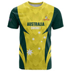 Australia Cricket Custom T Shirt Go Aussie Dynamic Yellow - Aussie Hoodie