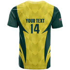 Australia Cricket Custom T Shirt Go Aussie Dynamic Yellow - Aussie Hoodie