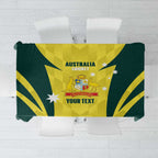 Australia Cricket Custom Tablecloth Go Aussie Dynamic Yellow - Aussie Hoodie
