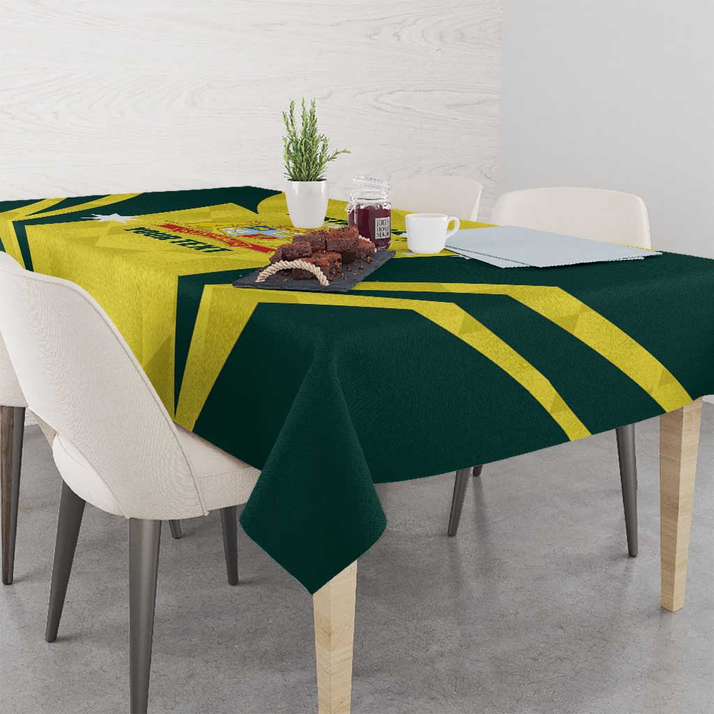 Australia Cricket Custom Tablecloth Go Aussie Dynamic Yellow - Aussie Hoodie
