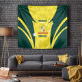 Australia Cricket Custom Tapestry Go Aussie Dynamic Yellow - Aussie Hoodie