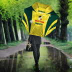 Australia Cricket Custom Umbrella Go Aussie Dynamic Yellow - Aussie Hoodie
