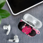 Personalised Australia Breast Cancer Awareness AirPods Case Pink Cockatoo Fight Boxing Gloves Aboriginal Art