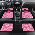 Personalised Australia Breast Cancer Awareness Car Mats Pink Cockatoo Fight Boxing Gloves Aboriginal Art