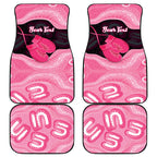 Personalised Australia Breast Cancer Awareness Car Mats Pink Cockatoo Fight Boxing Gloves Aboriginal Art
