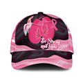 Australia Breast Cancer Awareness Classic Cap Pink Cockatoo Fight Boxing Gloves Aboriginal Art