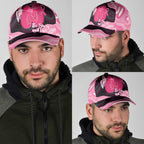 Australia Breast Cancer Awareness Classic Cap Pink Cockatoo Fight Boxing Gloves Aboriginal Art