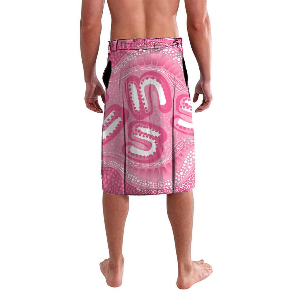 Personalised Australia Breast Cancer Awareness Lavalava Pink Cockatoo Fight Boxing Gloves Aboriginal Art