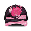 Australia Breast Cancer Awareness Mesh Trucker Cap Pink Cockatoo Fight Boxing Gloves Aboriginal Art