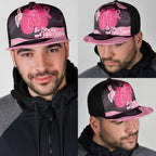 Australia Breast Cancer Awareness Mesh Trucker Cap Pink Cockatoo Fight Boxing Gloves Aboriginal Art