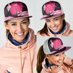 Australia Breast Cancer Awareness Mesh Trucker Cap Pink Cockatoo Fight Boxing Gloves Aboriginal Art
