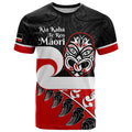 Personalised Te Reo Maori New Zealand T Shirt Kia Haka Maori Fern With Tino Rangatiratanga LT14