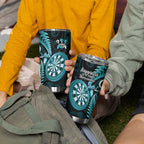 New Zealand Darts Tumbler Cup Happiness Is A Tight Threesome Maori Turquoise