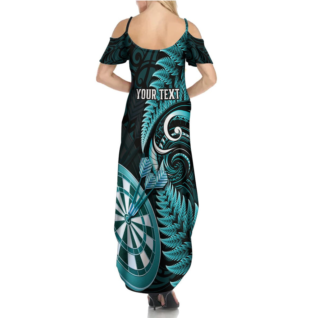 personalised-new-zealand-darts-summer-maxi-dress-happiness-is-a-tight-threesome-maori-turquoise