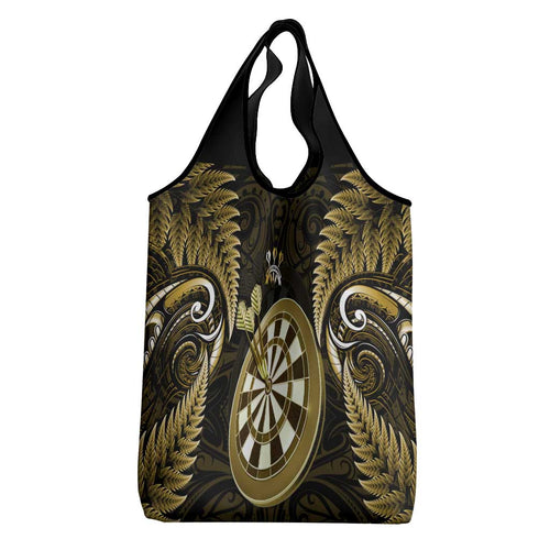 New Zealand Darts Grocery Bag Happiness Is A Tight Threesome Maori Gold