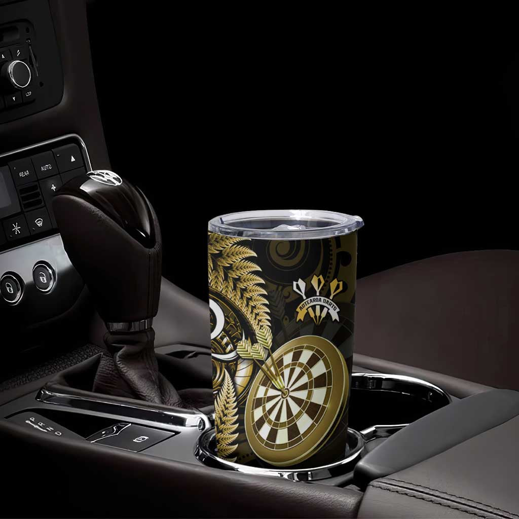 New Zealand Darts Tumbler Cup Happiness Is A Tight Threesome Maori Gold